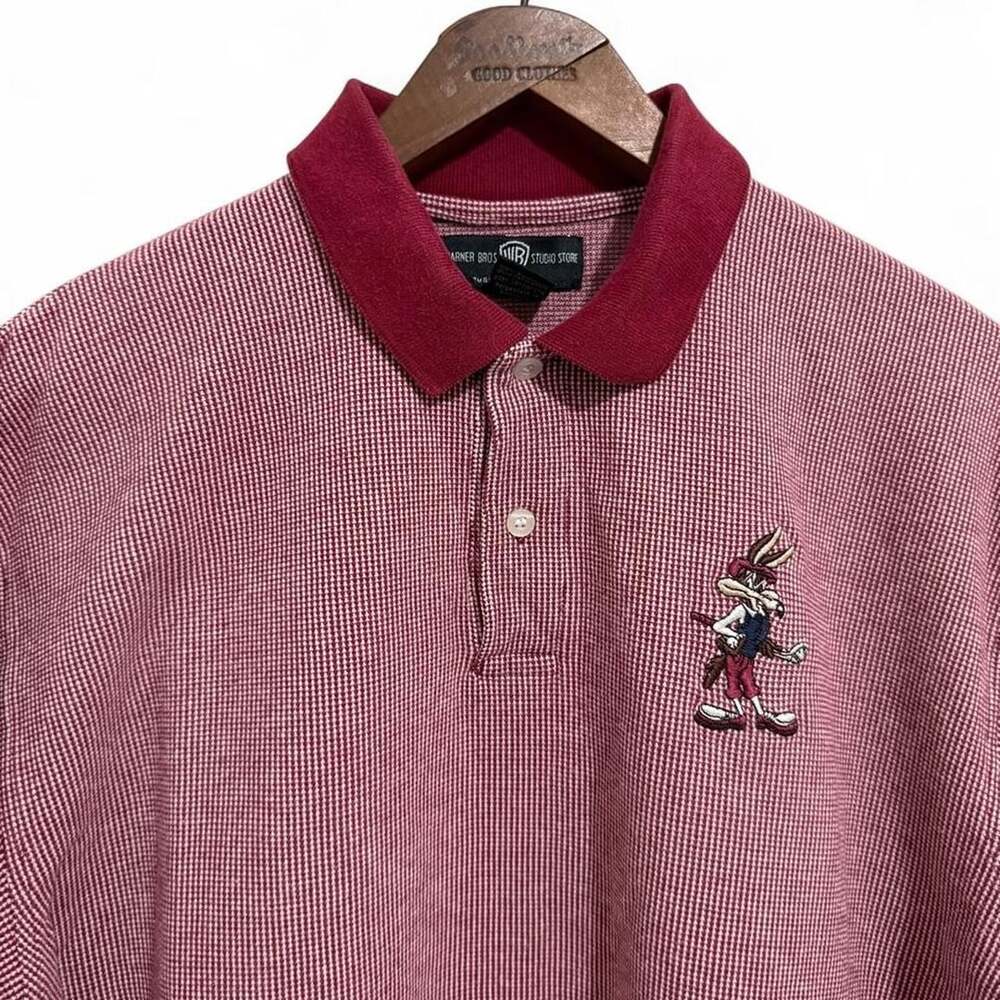 Vintage Warner Bros. Studio Store Bugs Bunny Polo Shirt L